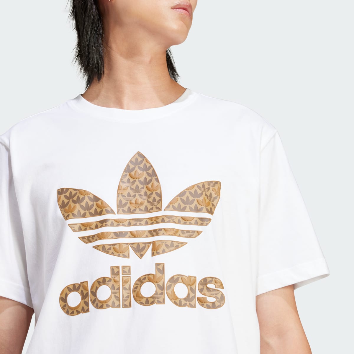 Adidas Classic Monogram Graphic T-Shirt. 7