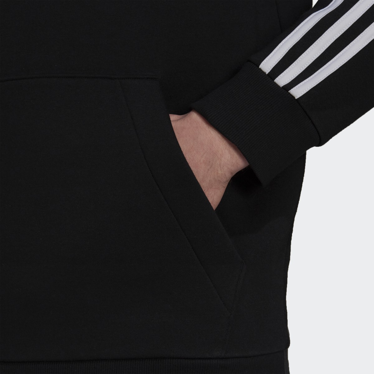 Adidas Sweat-shirt à capuche Essentials Fleece 3-Stripes Logo. 7