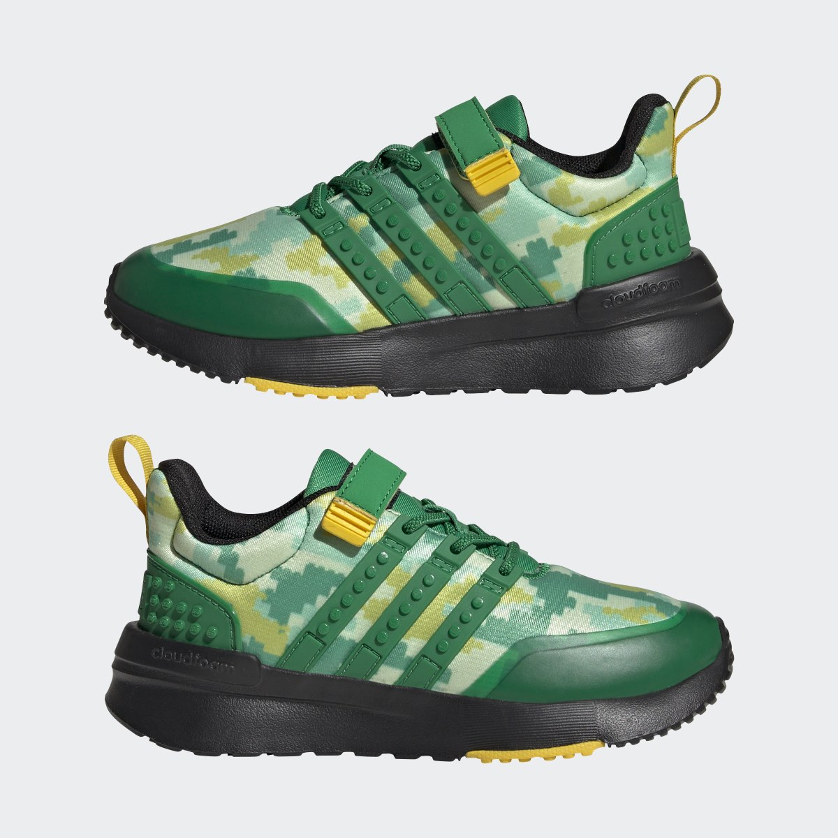 Adidas Chaussure à lacets élastiques et scratch adidas x LEGO® Racer TR21. 8