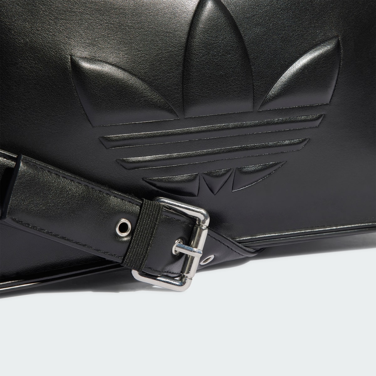 Adidas Polyurethane Embossed Trefoil Shoulder Bag. 5