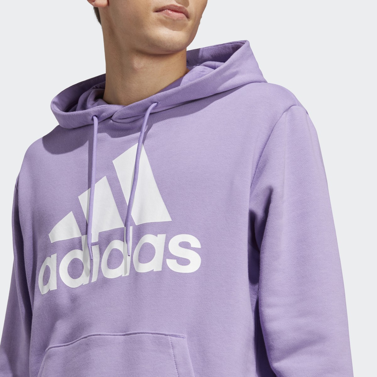 Adidas Sweat-shirt à capuche en molleton Essentials Big Logo. 6