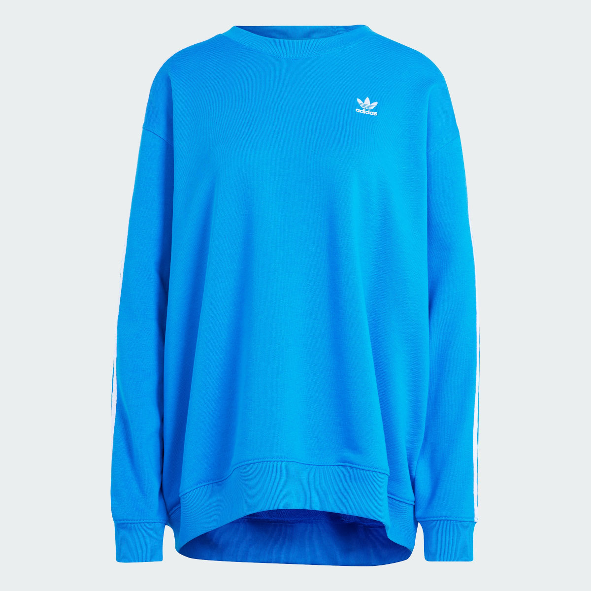 Adidas Sudadera cuello redondo Oversized 3 bandas. 5