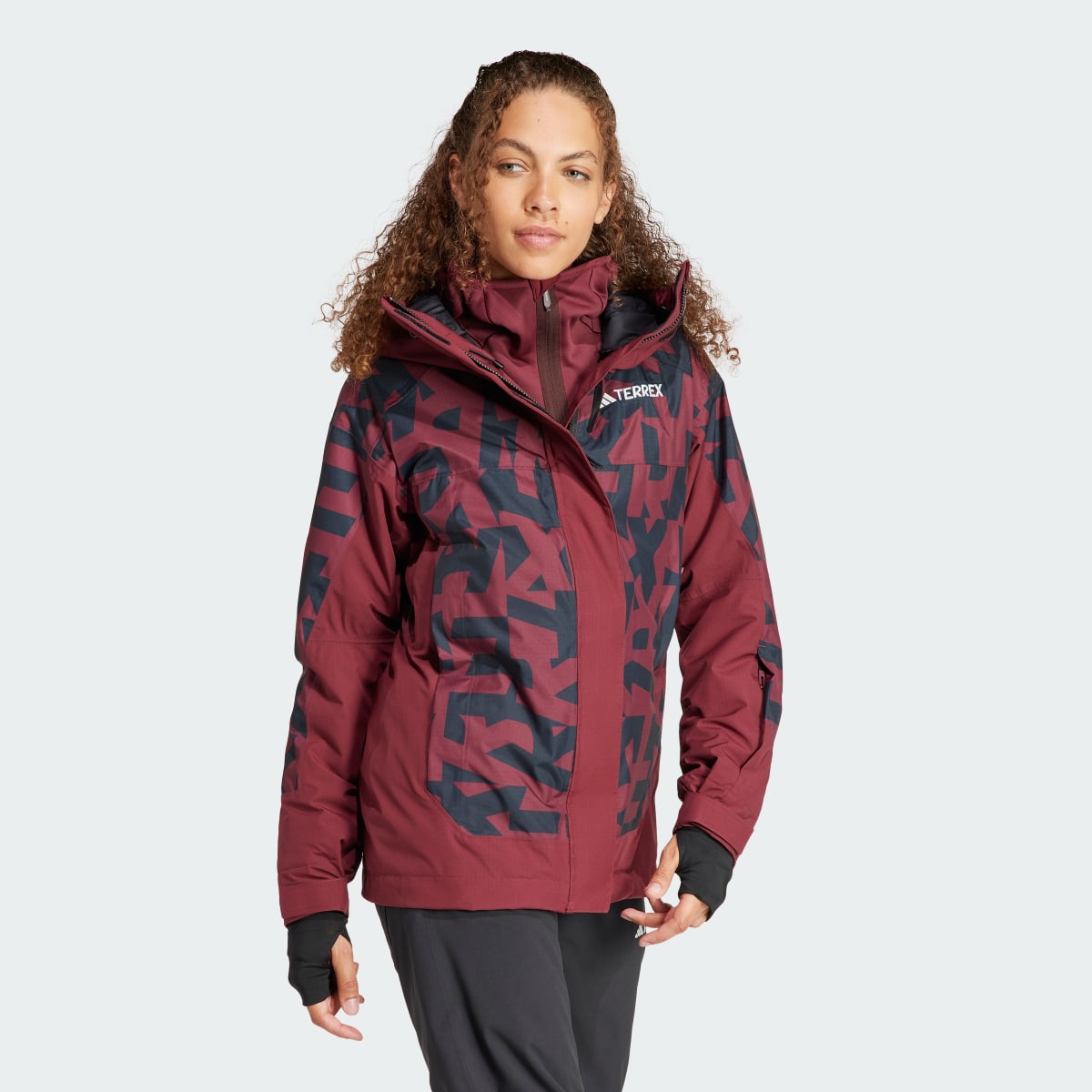 Adidas Terrex Xperior 2L Insulated RAIN.RDY Graphic Jacket. 4