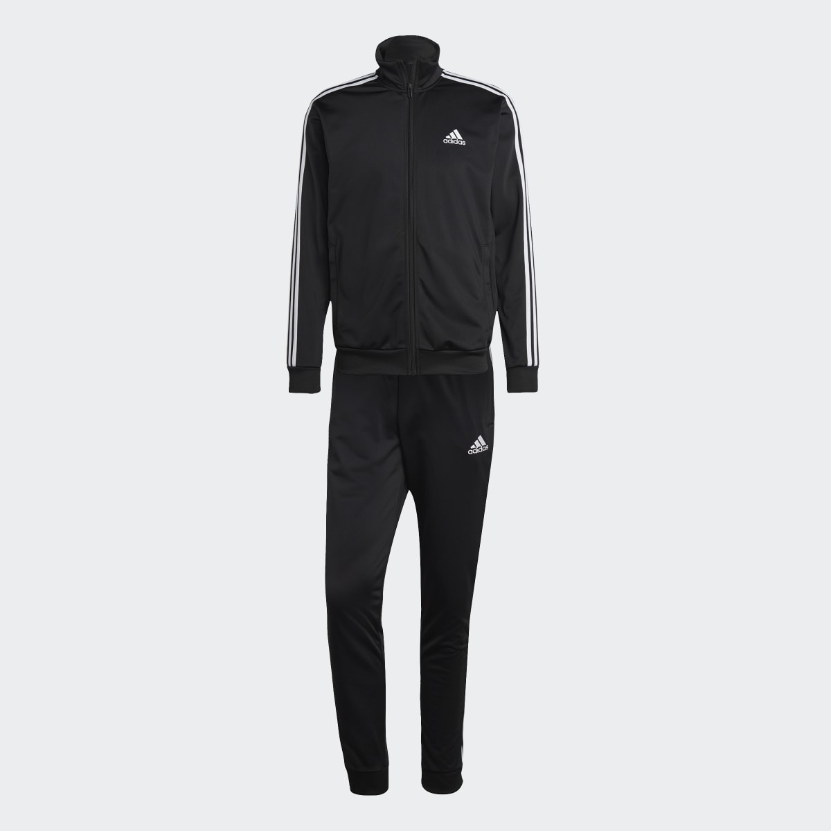 Adidas Basic 3-Streifen Tricot Trainingsanzug. 7