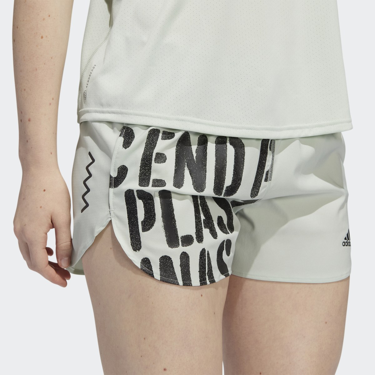 Adidas Run Fast Running Shorts With Inner Briefs. 6