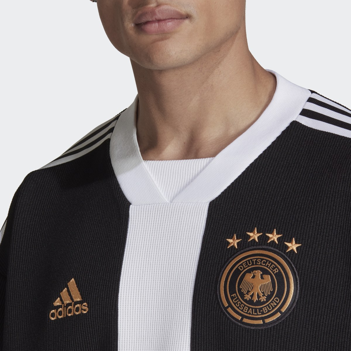 Adidas Germany Icon Three-Quarter Jersey. 7