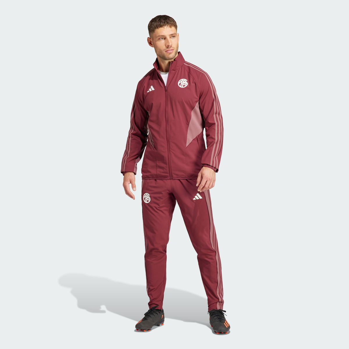 Adidas FC Bayern Anthem Tracksuit Bottoms. 6