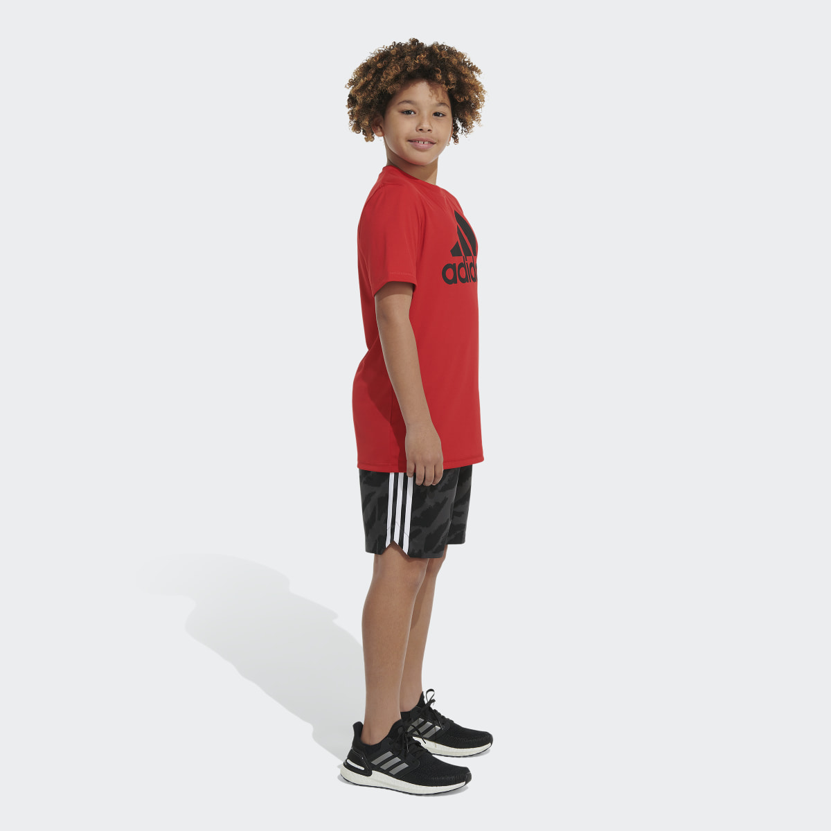 Adidas AEROREADY® Elastic Waistband All Over Print Soccer Celebration Shorts. 6