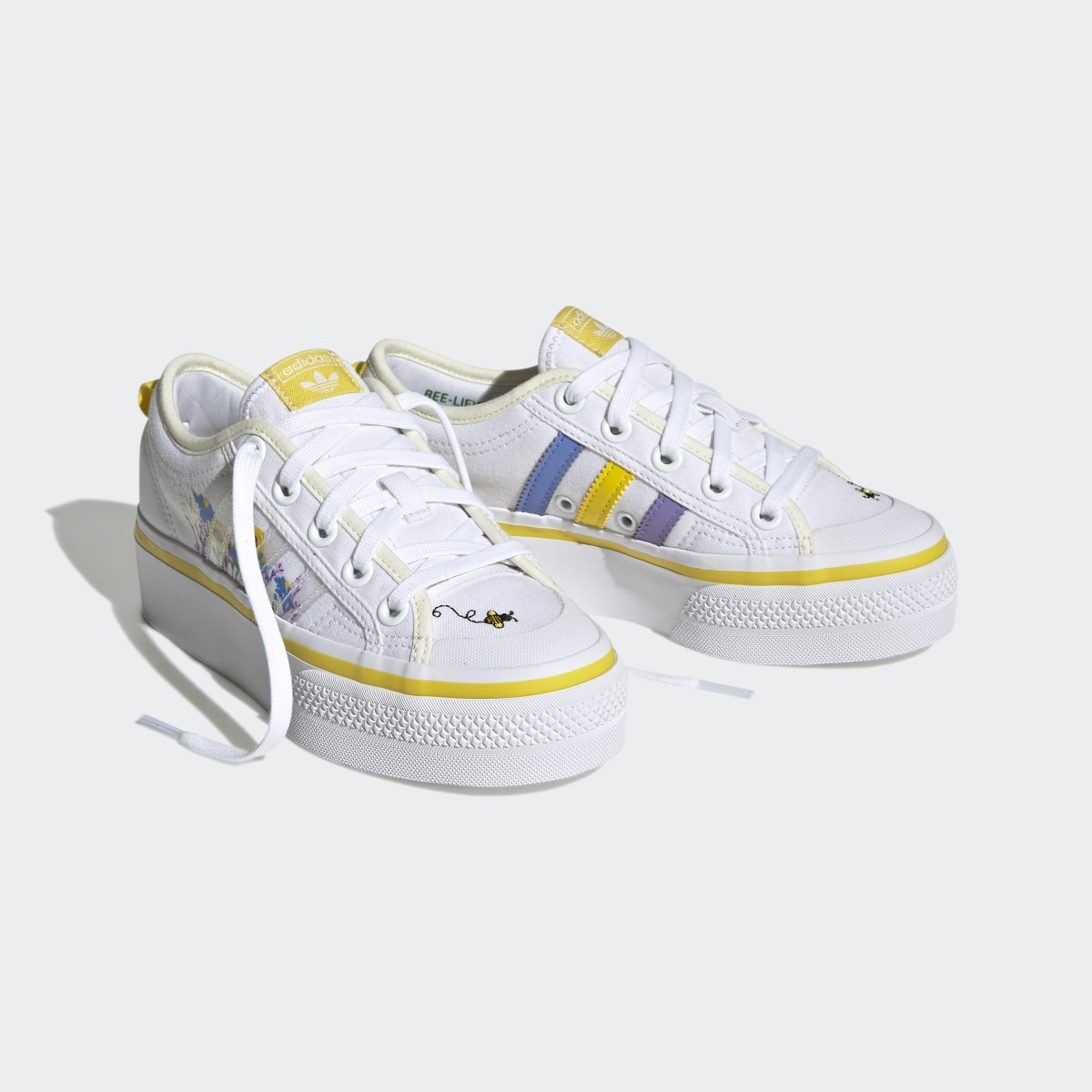 Adidas Nizza Platform Shoes. 5