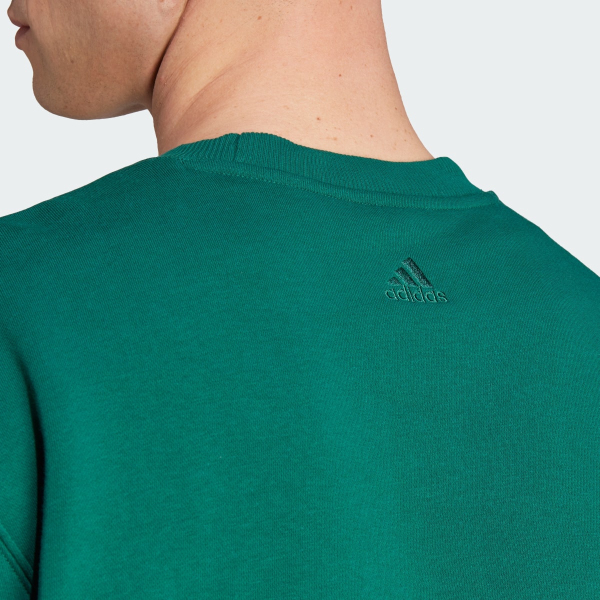 Adidas All SZN Fleece Graphic Sweatshirt. 6