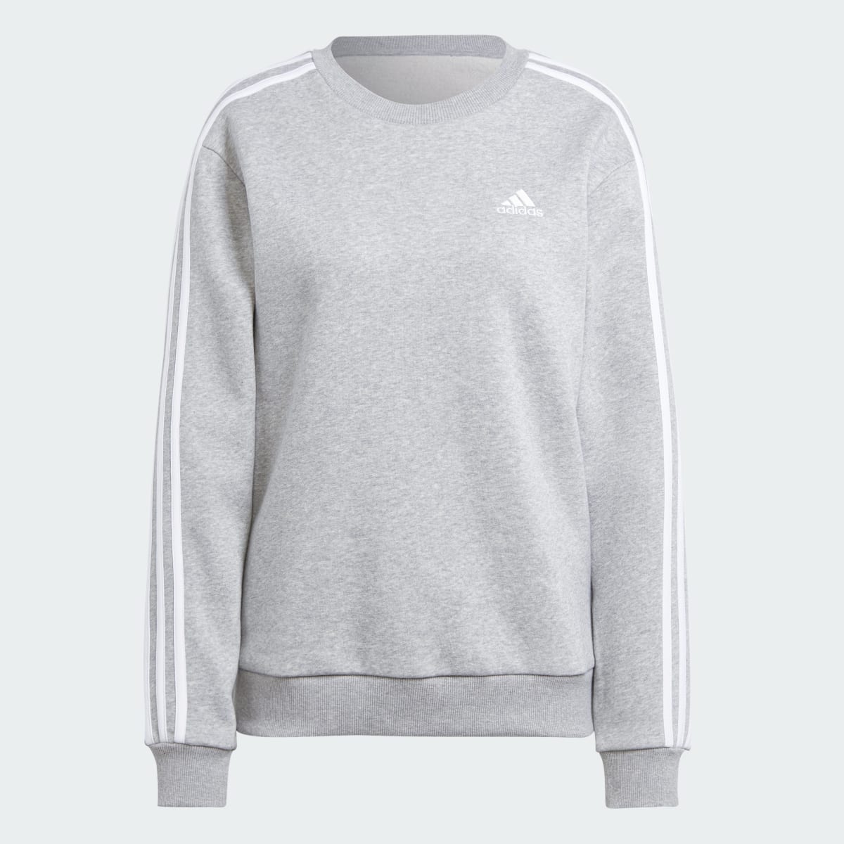 Adidas Essentials 3-Stripes Fleece Sweatshirt. 5