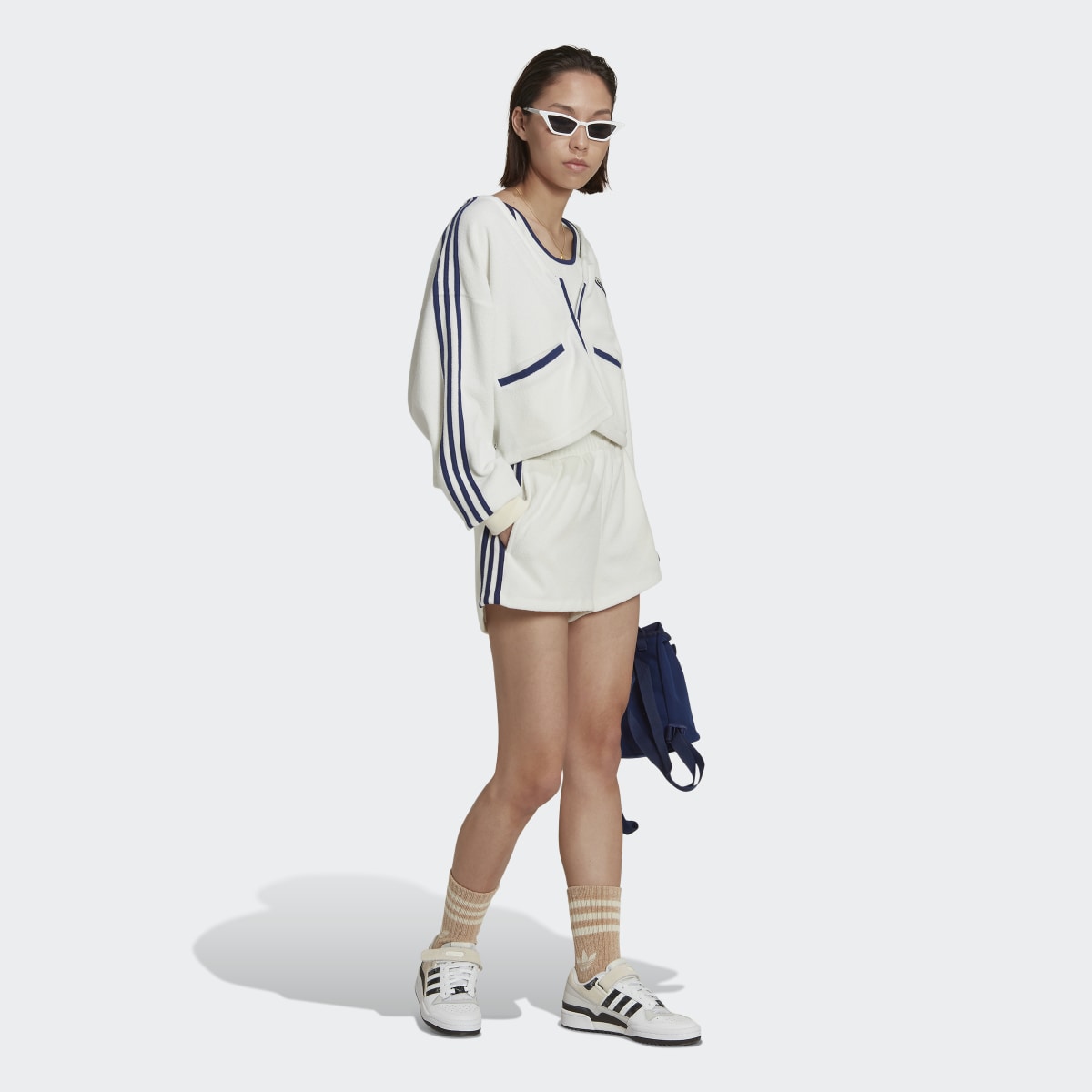 Adidas Cardigan Crop Towel Terry. 5