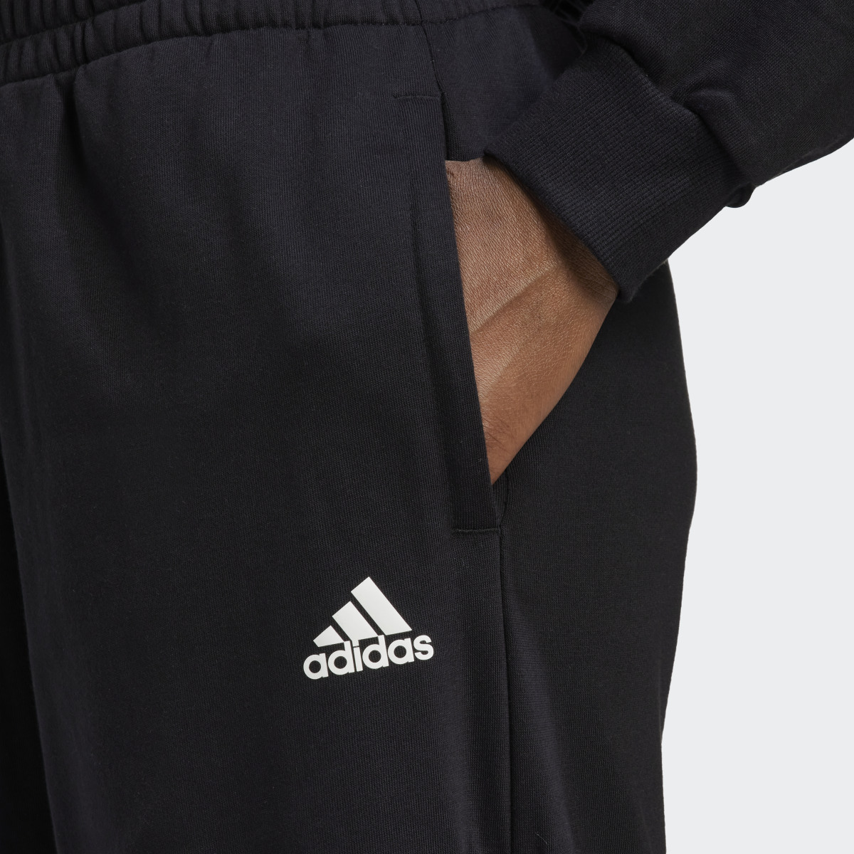 Adidas Hyperglam 3-Stripes Oversized Cuffed Joggers with Side Zippers. 6