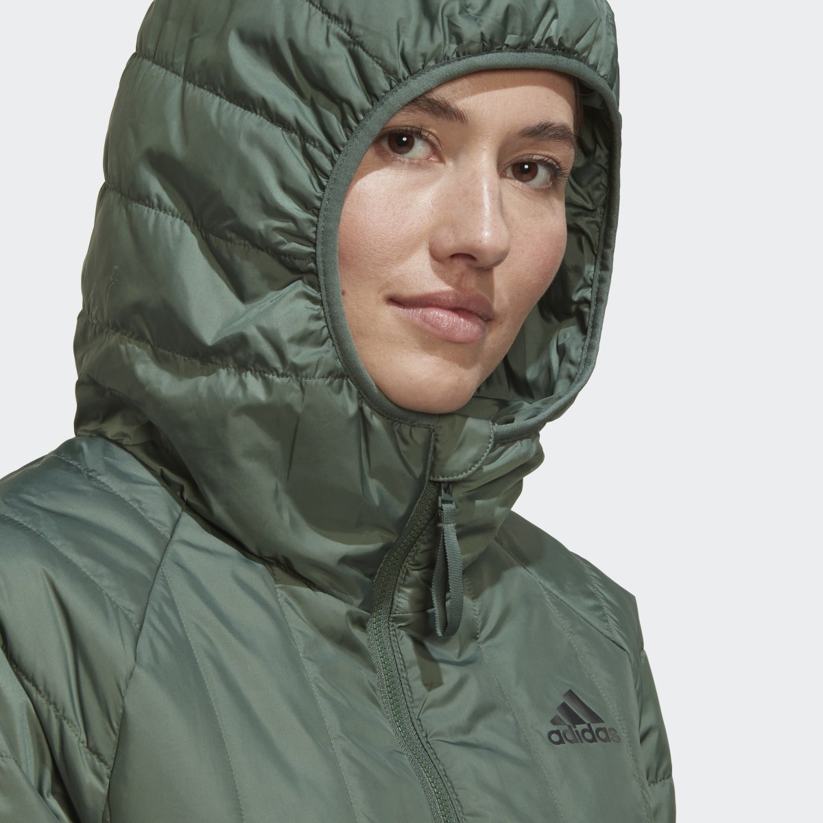 Adidas Chaqueta con capucha Itavic Light 3 bandas. 9