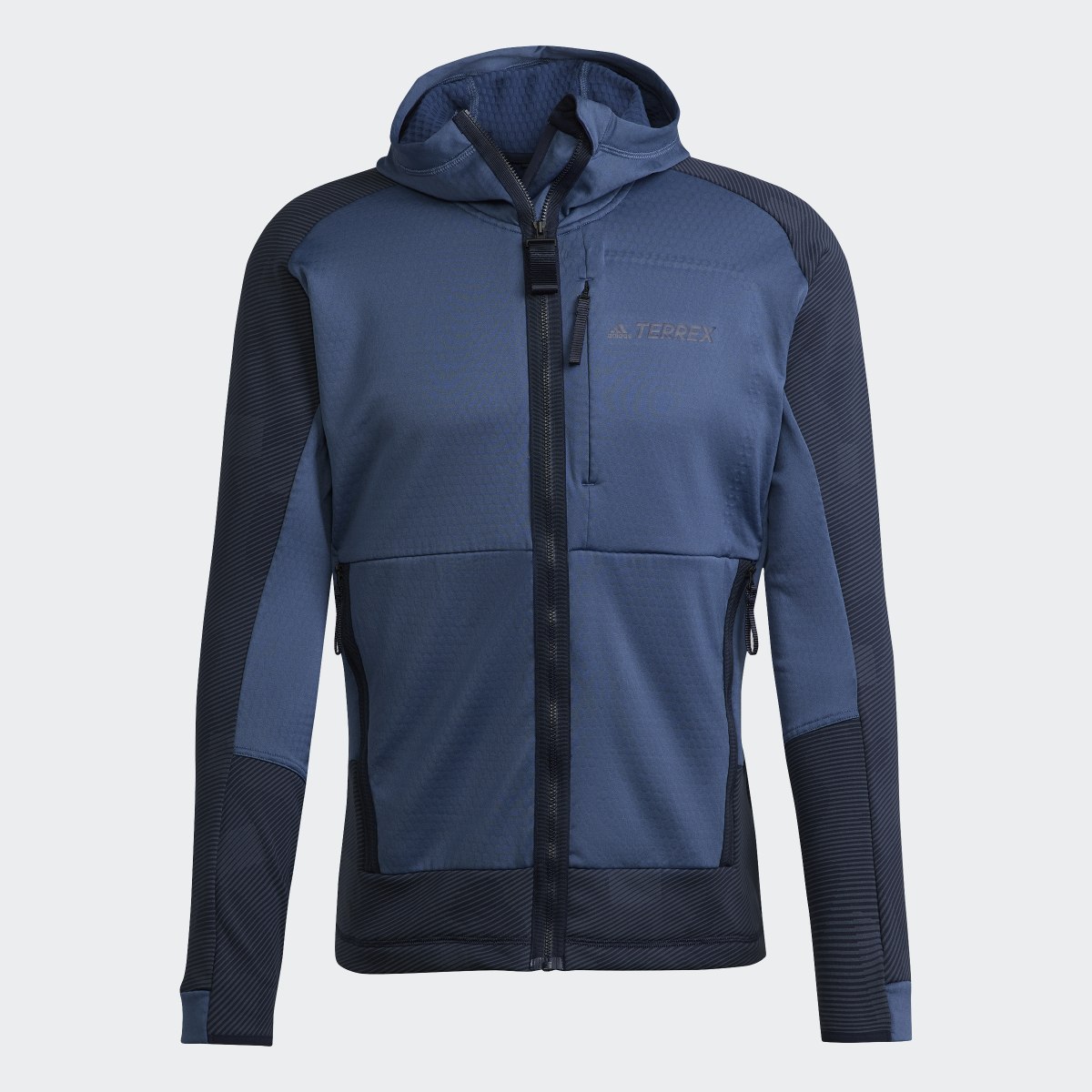 Adidas Chaqueta con capucha Terrex Tech Flooce Hiking Fleece. 5