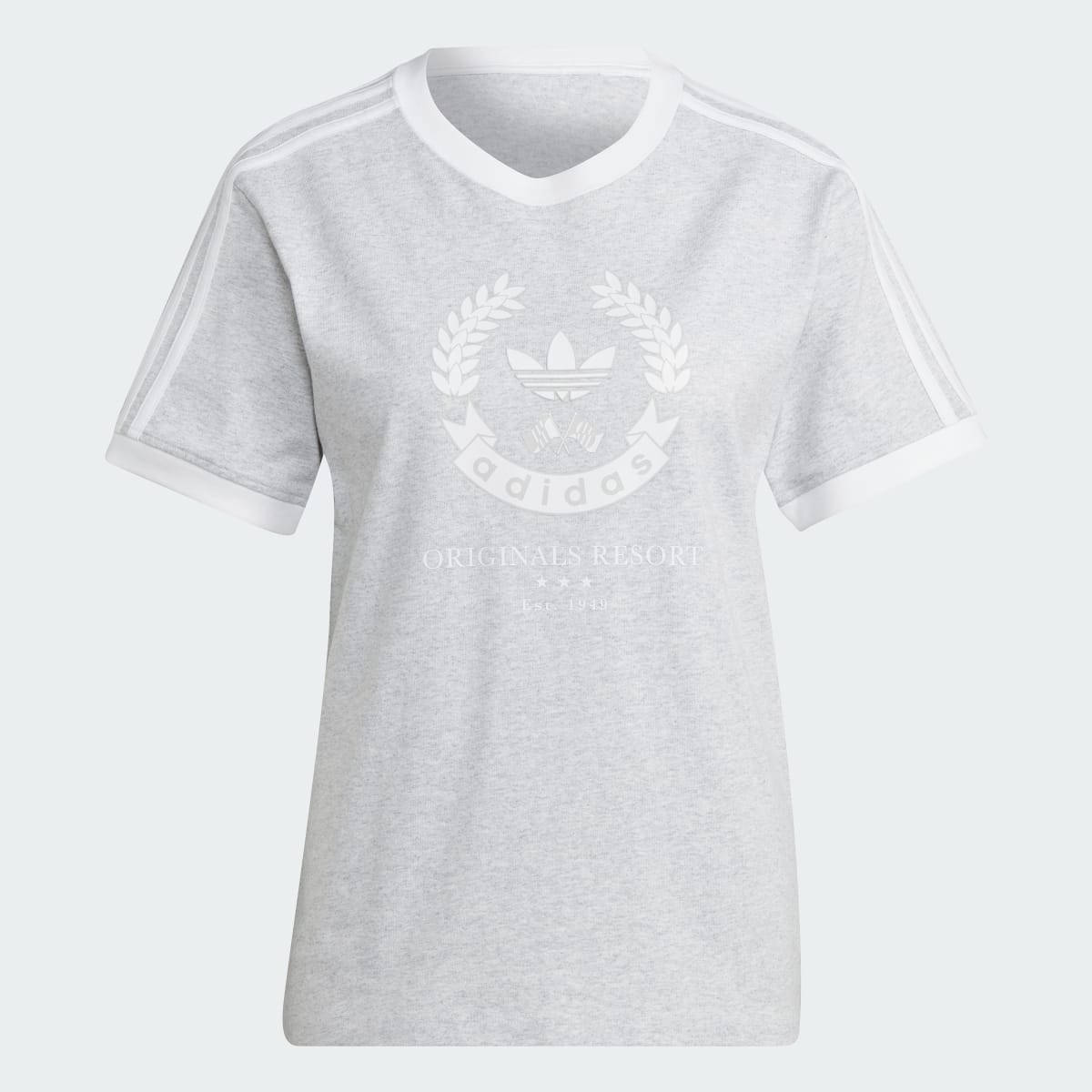 Adidas T-Shirt with Crest Graphic. 5