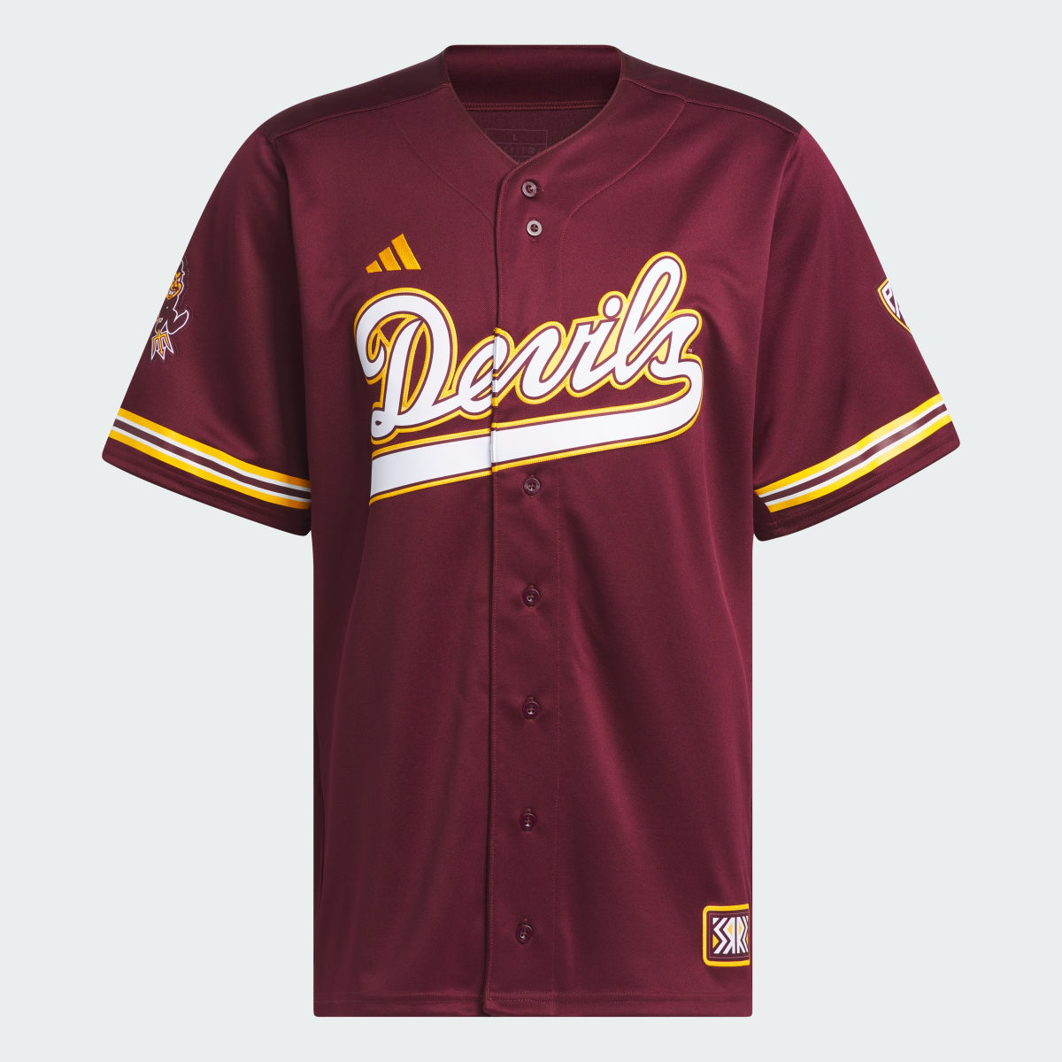 Adidas Arizona State Reverse Retro Replica Baseball Jersey. 5