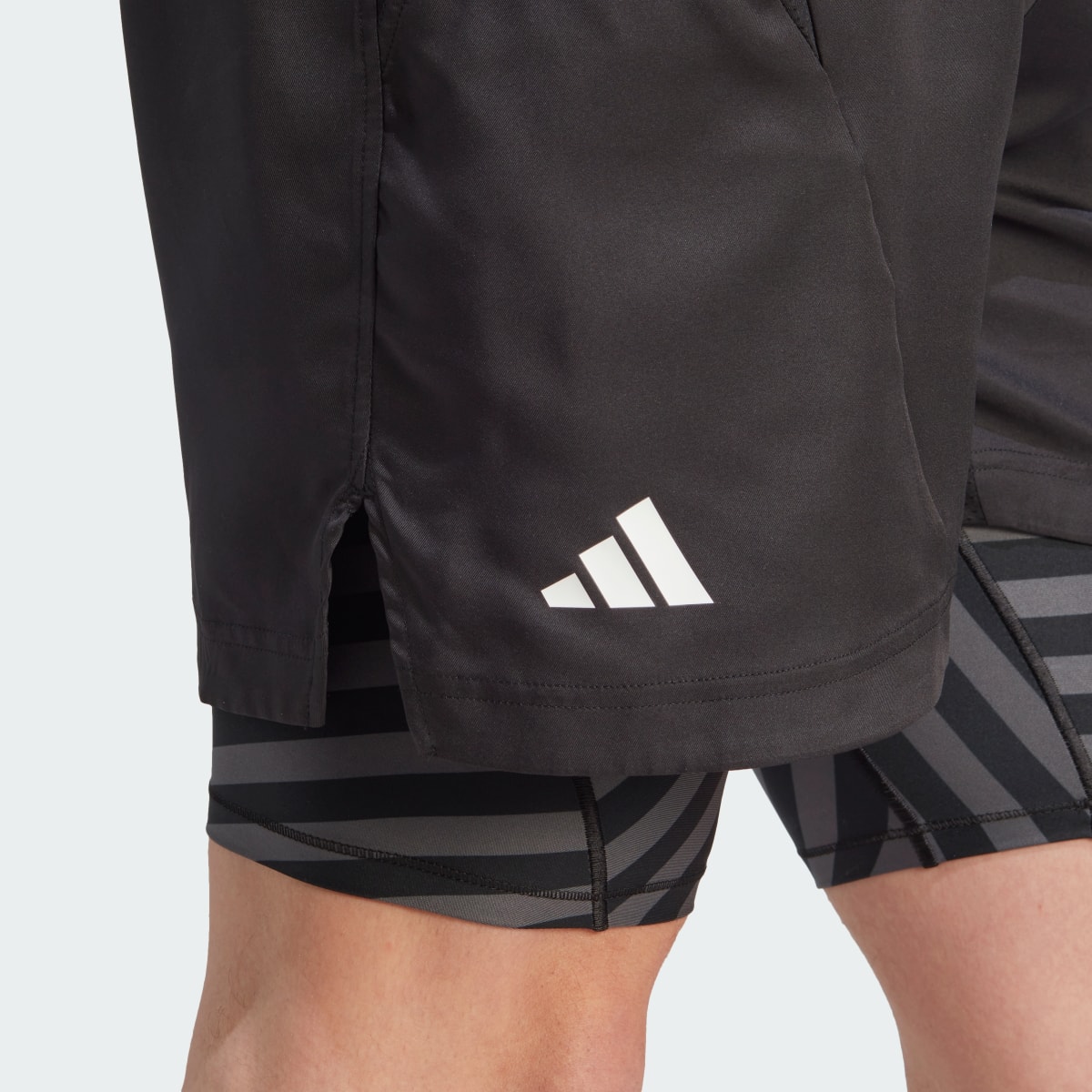 Adidas Shorts de Tenis AEROREADY Dos en Uno Pro. 7