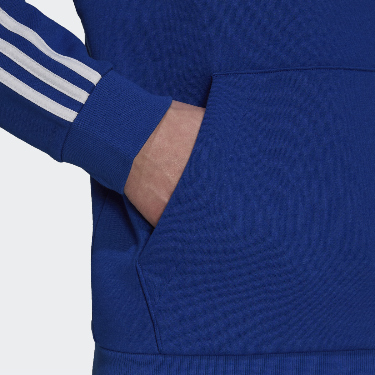 Adidas Felpa con cappuccio Essentials Fleece 3-Stripes Logo. 7
