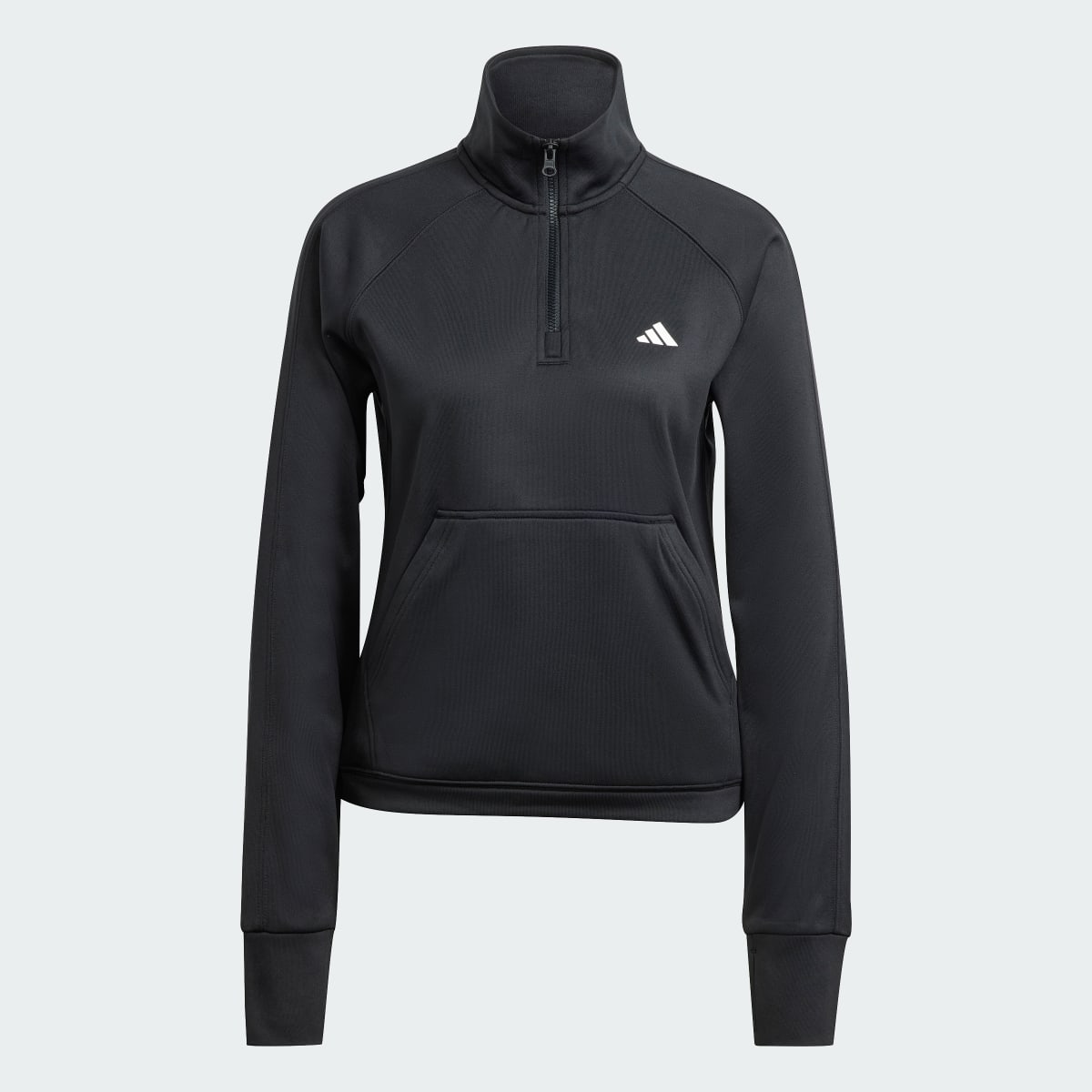 Adidas Aeroready Game & Go Quarter-Zip Fleece Top. 5