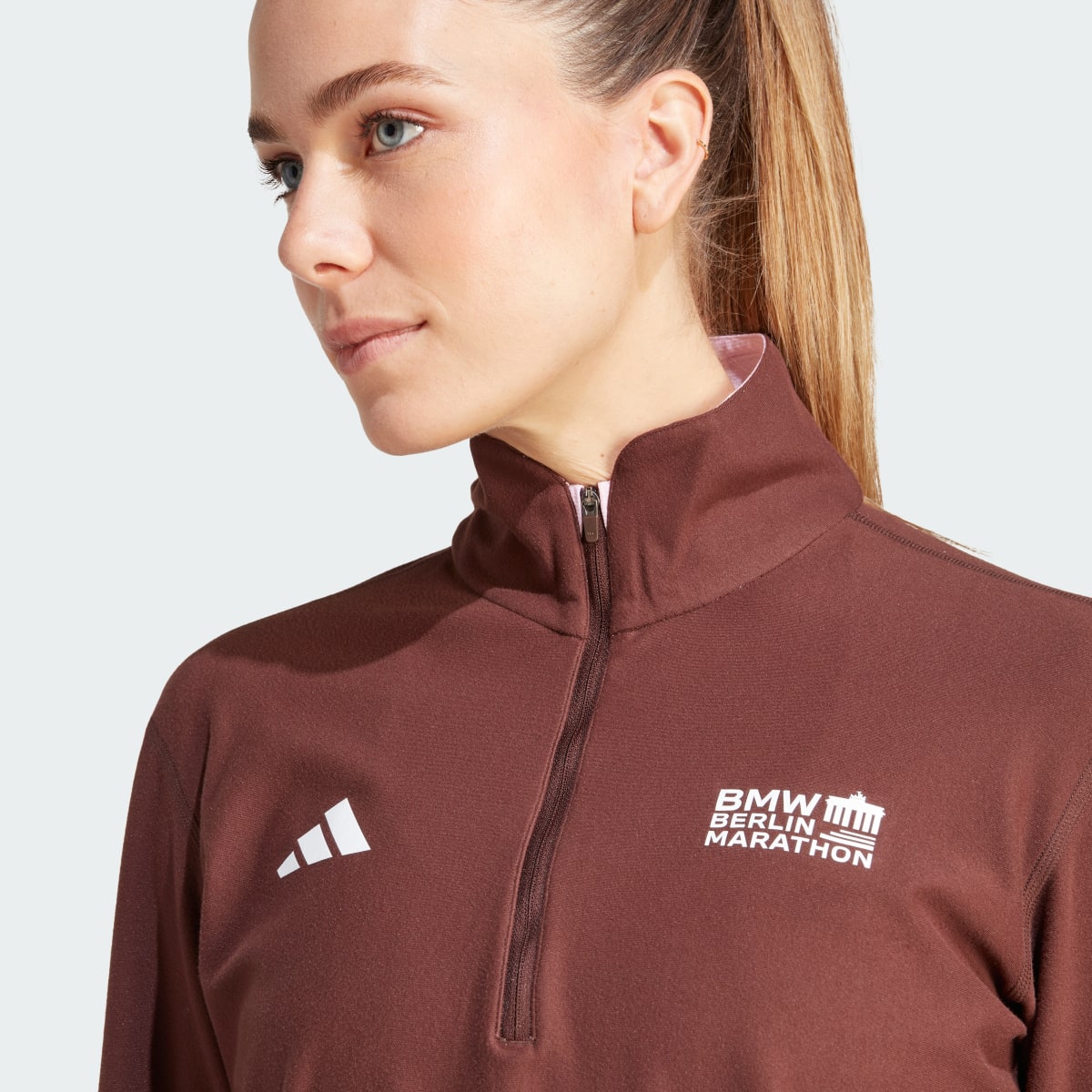 Adidas Bluza BMW BERLIN-MARATHON 2023 Half-Zip Long Sleeve. 6