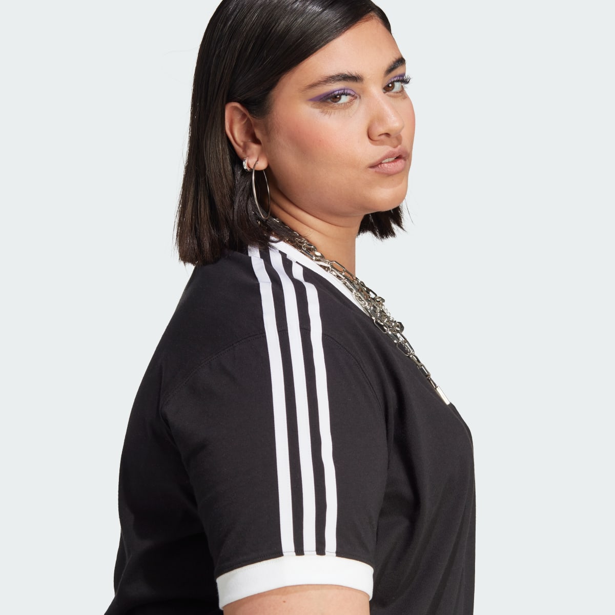 Adidas Adicolor Classics 3-Stripes Tee (Talla Grande). 6