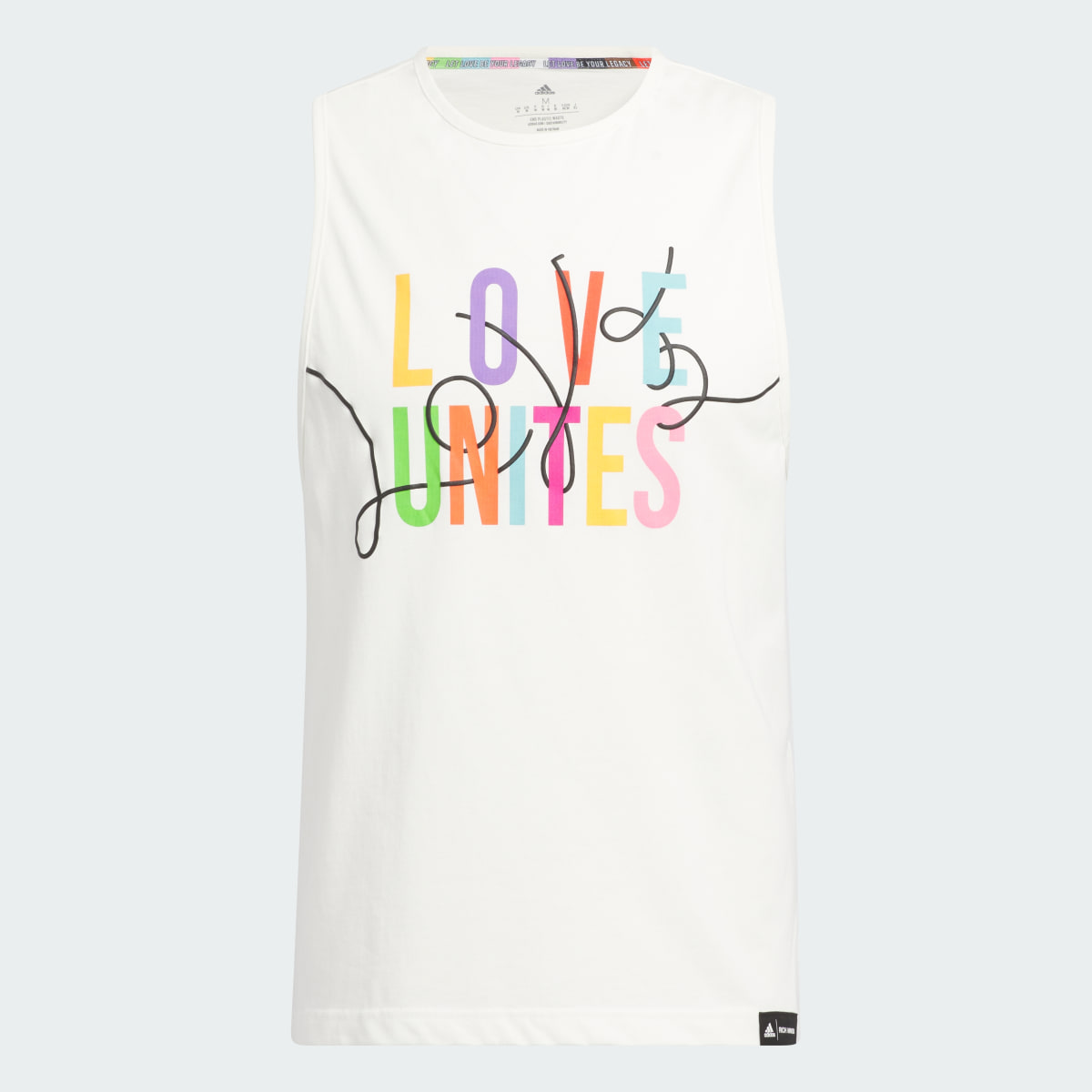 Adidas Graphic Pride Tank Top. 4