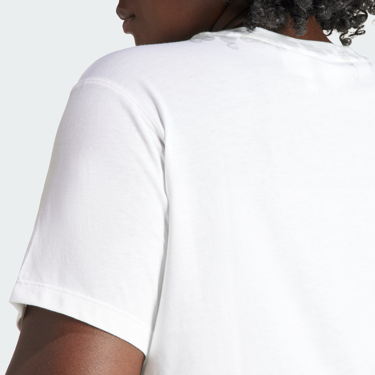 Adidas Camiseta Adicolor Trefoil Boxy (Tallas grandes). 7