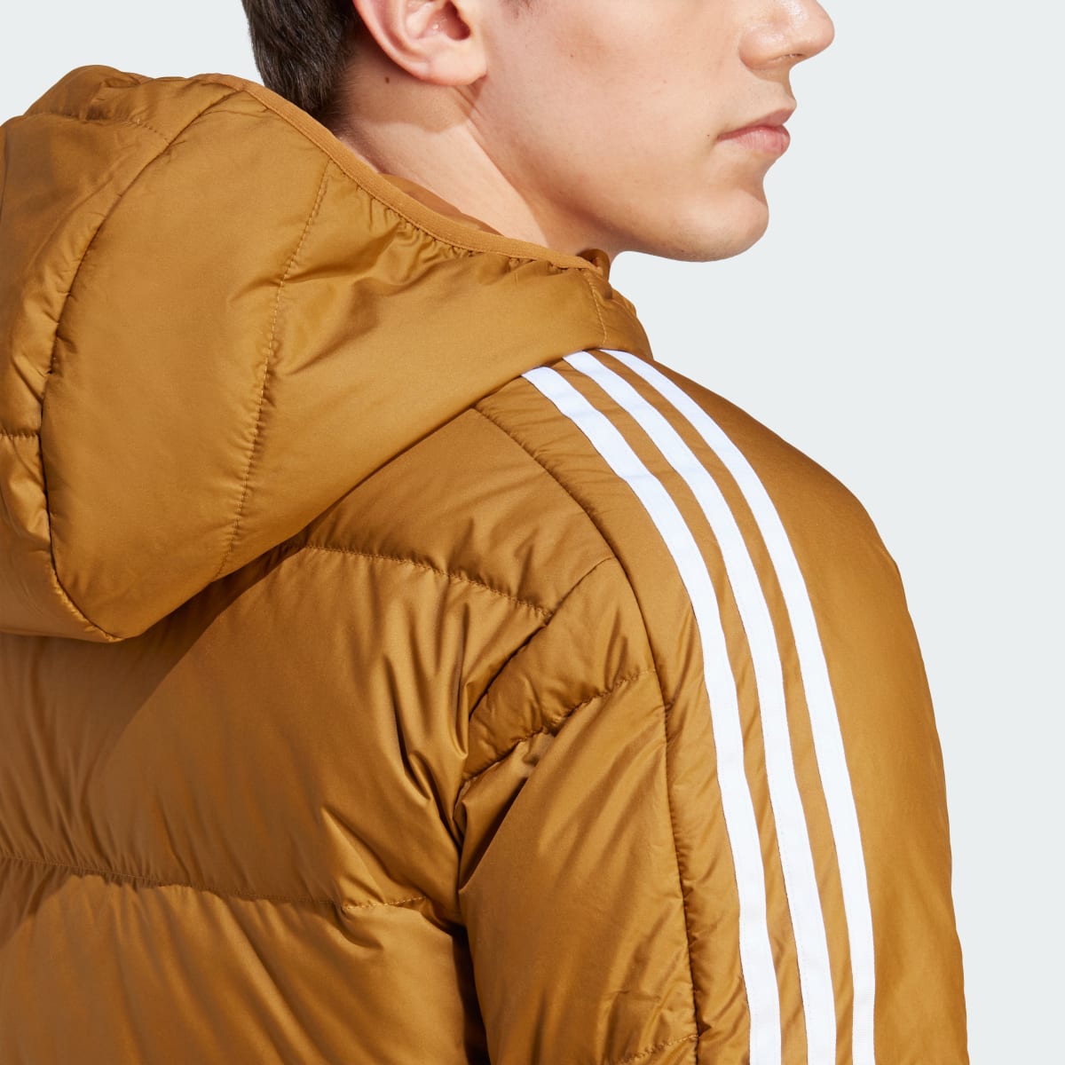 Adidas Chaqueta de plumón con capucha Essentials Midweight. 9