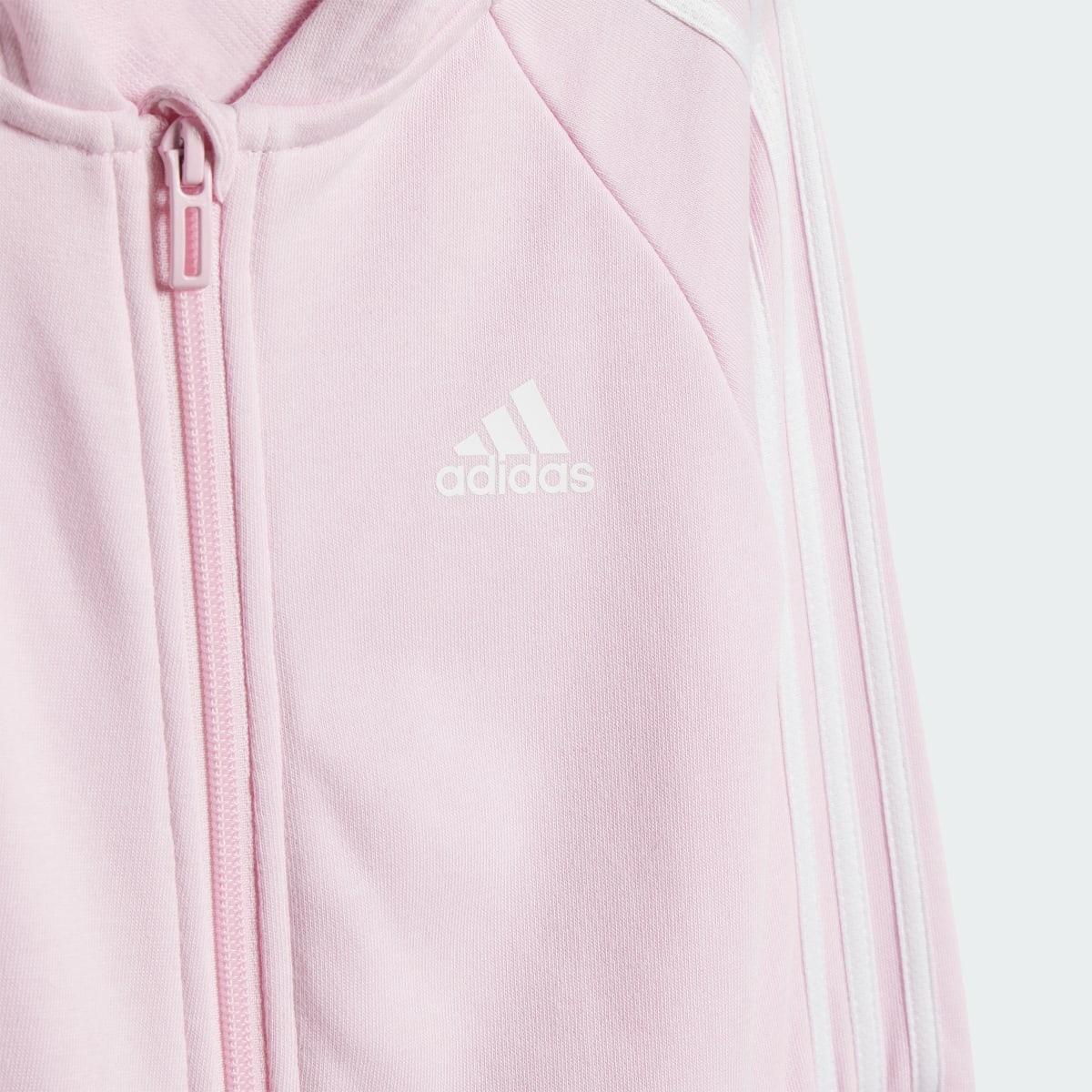 Adidas Essentials 3-Stripes French Terry Bodysuit Kids. 4