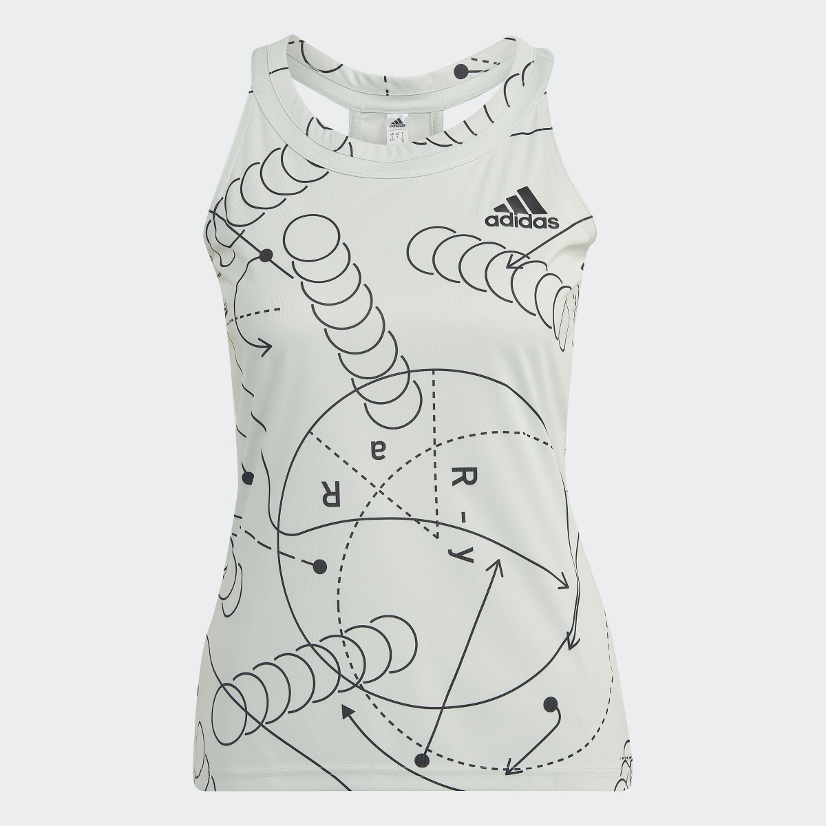 Adidas Camiseta sin mangas Club Tennis Graphic. 5