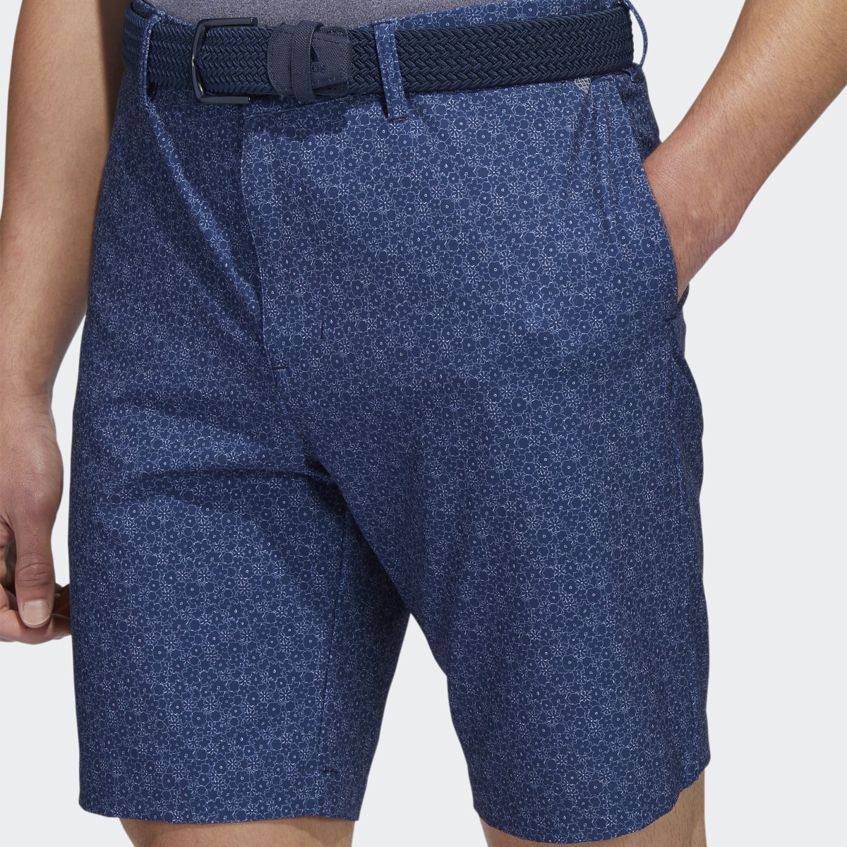 Adidas Ultimate365 Nine-Inch Printed Golf Shorts. 5