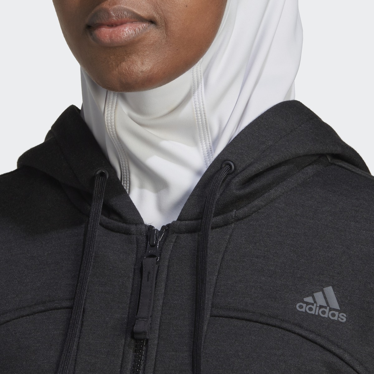 Adidas Hyperglam Full-Zip Hoodie. 6