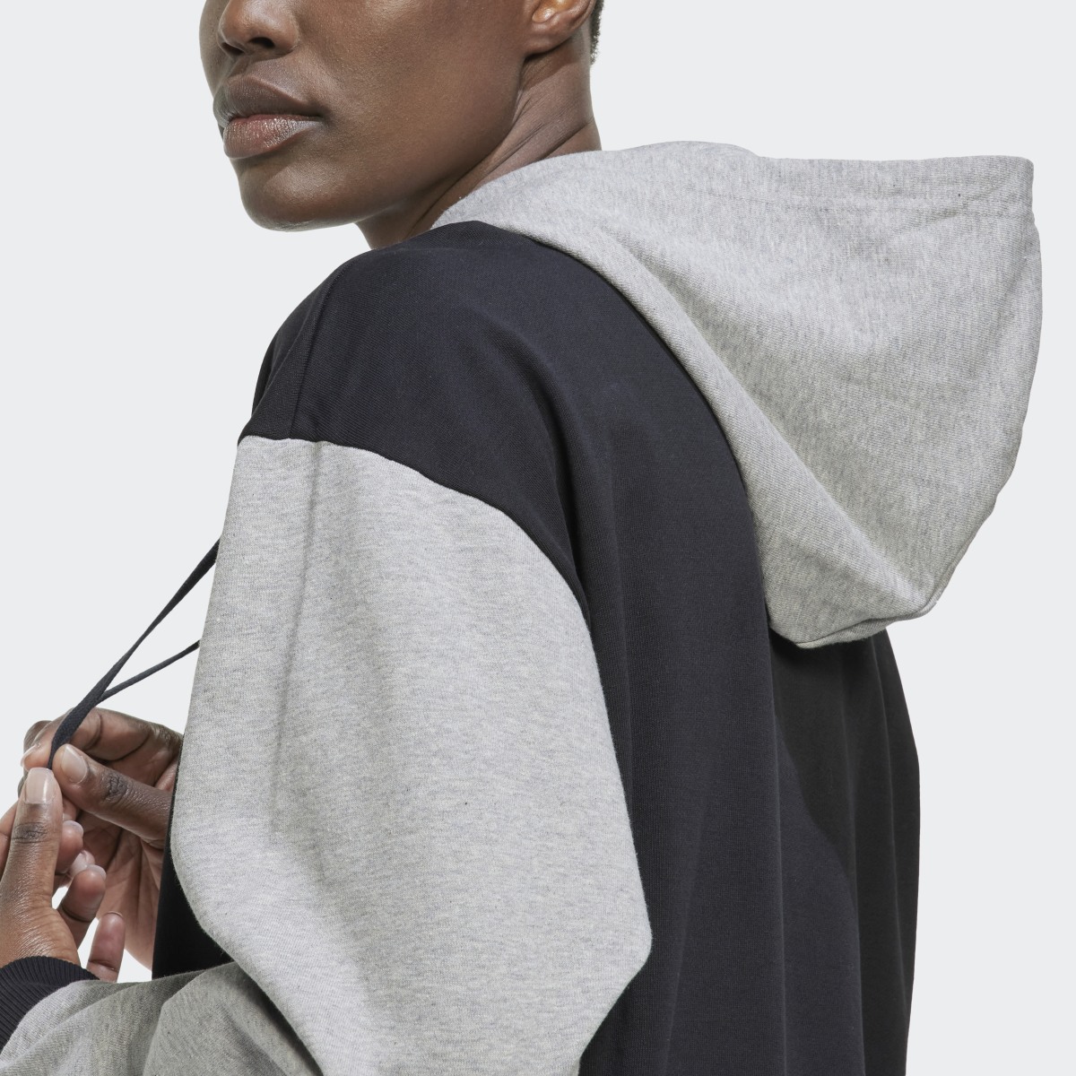 Adidas Sweat-shirt à capuche oversize à logo colorblock Essentials. 7