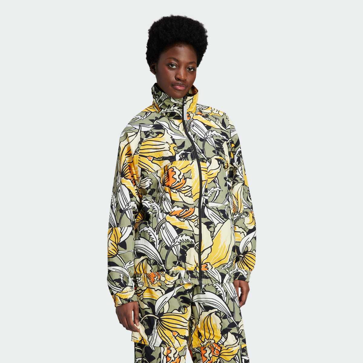 大人気！アディダス×ステラ☆Earth Collage Woven Track Jacket CLOTHING - adidas by Stella McCartney Earth Collage Woven