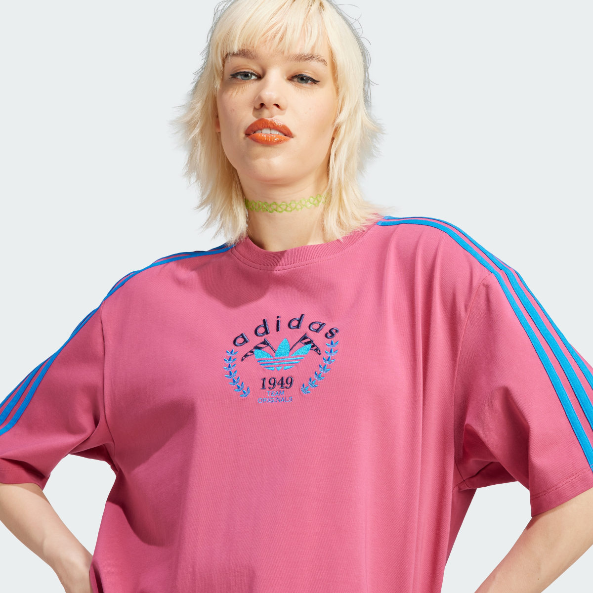 Adidas Crest Embroidery Tee. 6