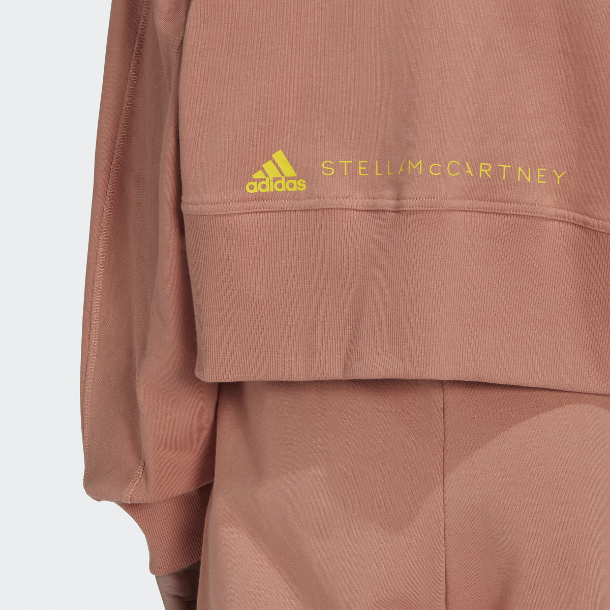 Adidas Felpa con cappuccio adidas by Stella McCartney Cropped. 7