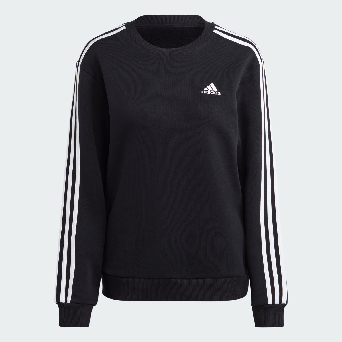 Adidas Essentials 3-Stripes Fleece Sweatshirt. 5