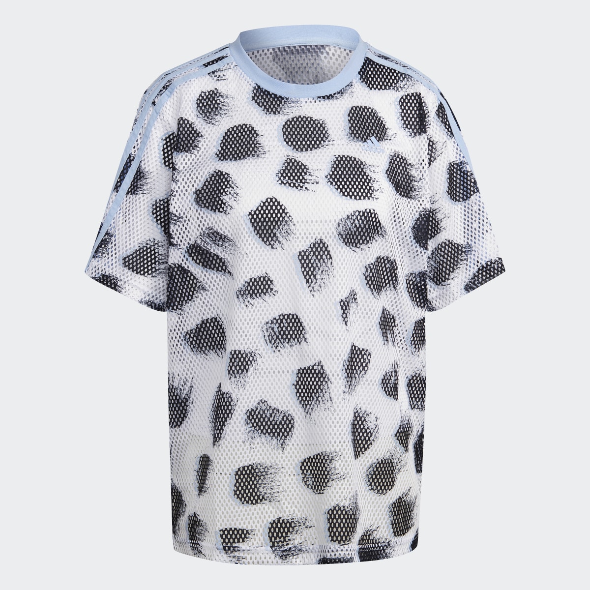 Adidas Playera Boyfriend Essentials 3 Franjas Animal Print. 5