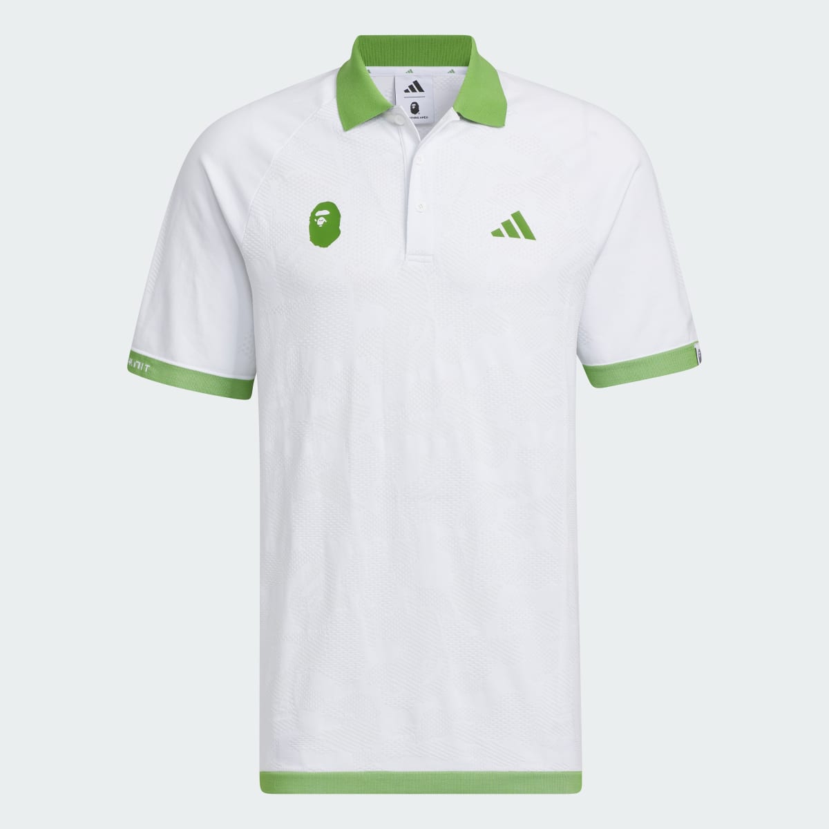 Adidas BAPE x adidas Short Sleeve Golf Polo Shirt. 5