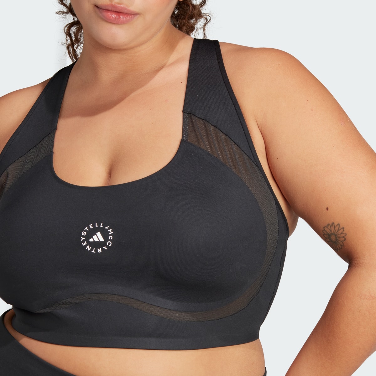 Adidas Brassière de training maintien moyen adidas by Stella McCartney TruePurpose Power Impact (Grandes tailles). 8