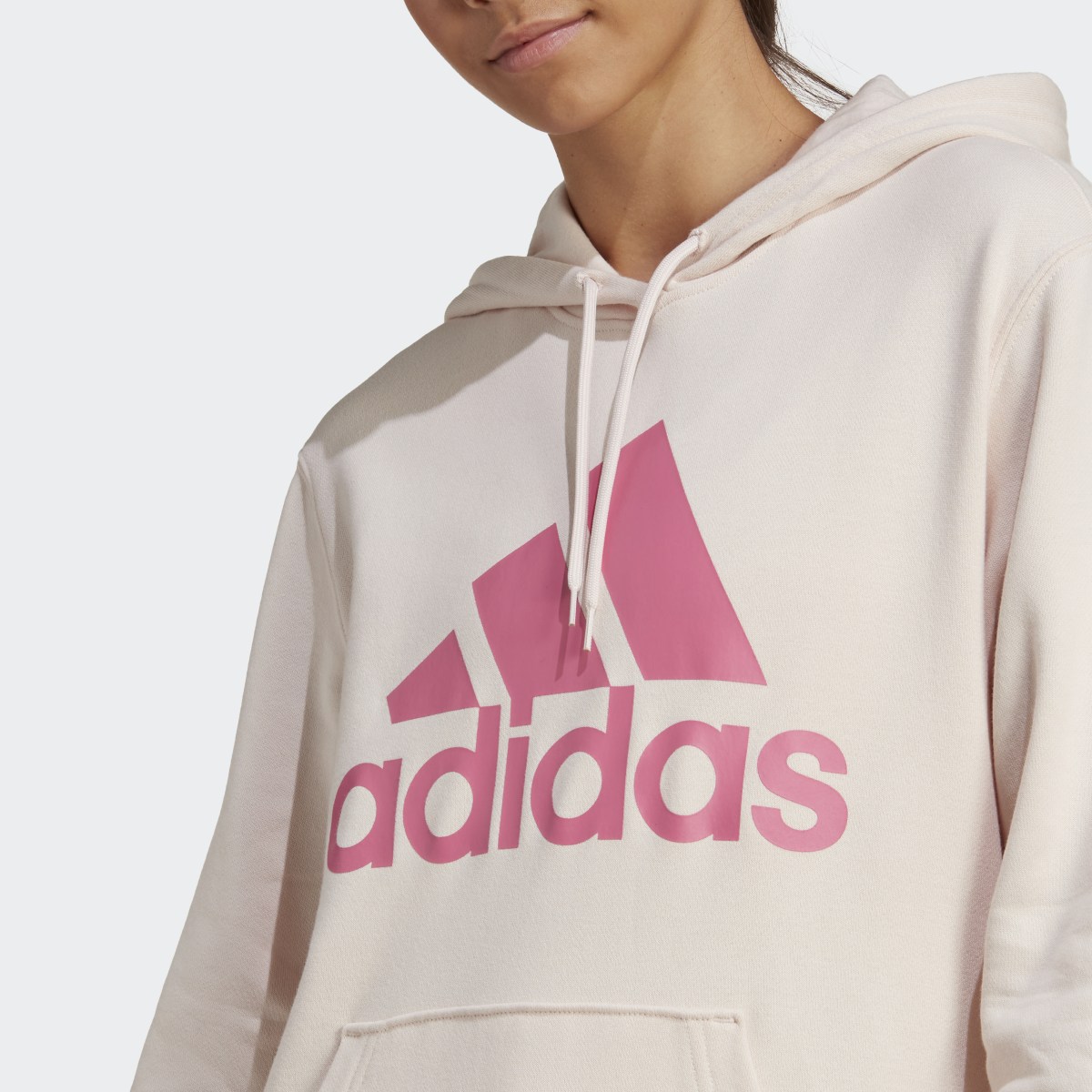 Adidas Sudadera con Gorro Essentials Logo Grande. 6
