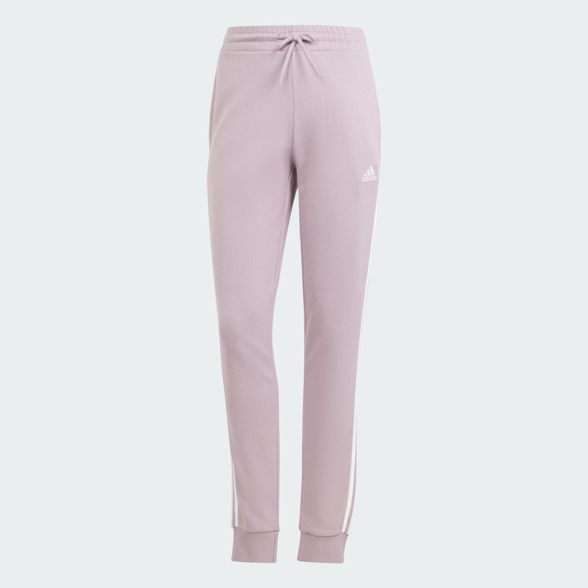 Adidas Pantaloni Essentials 3-Stripes French Terry Cuffed. 4