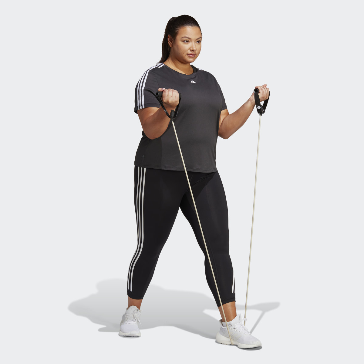 Adidas T-shirt AEROREADY Train Essentials 3-Stripes (Curvy). 4