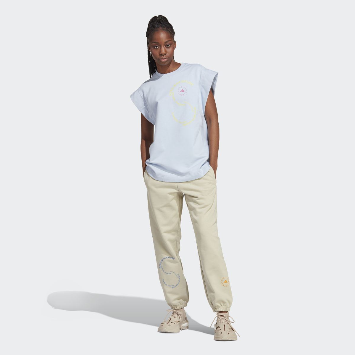 Adidas Sweatpants adidas by Stella McCartney Sportswear (Neutral). 4