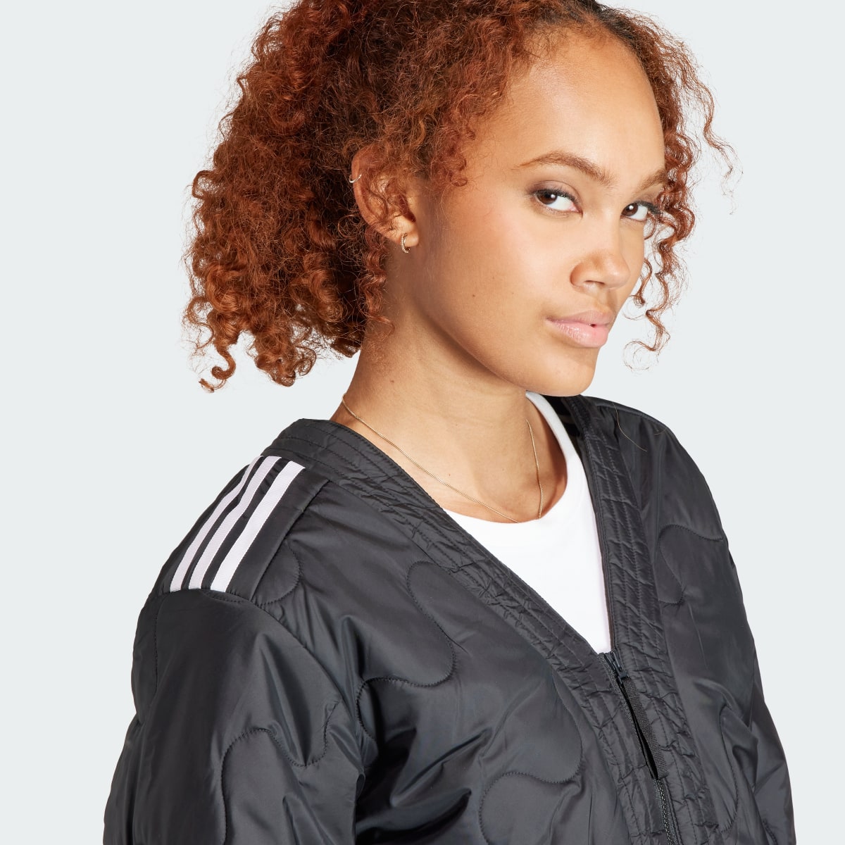 Adidas Nuganic Crop Light Insulation Jacket. 6