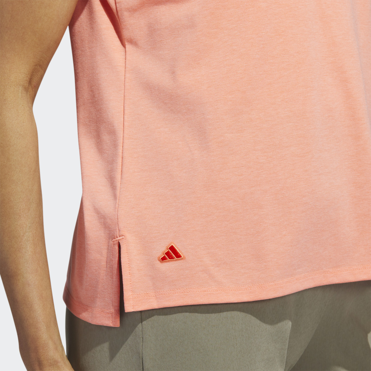Adidas Go-To Heathered Polo Shirt. 6