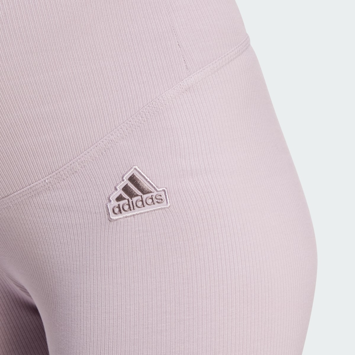 Adidas Ribbed High-Waist 7/8 Leggings (Maternity). 4