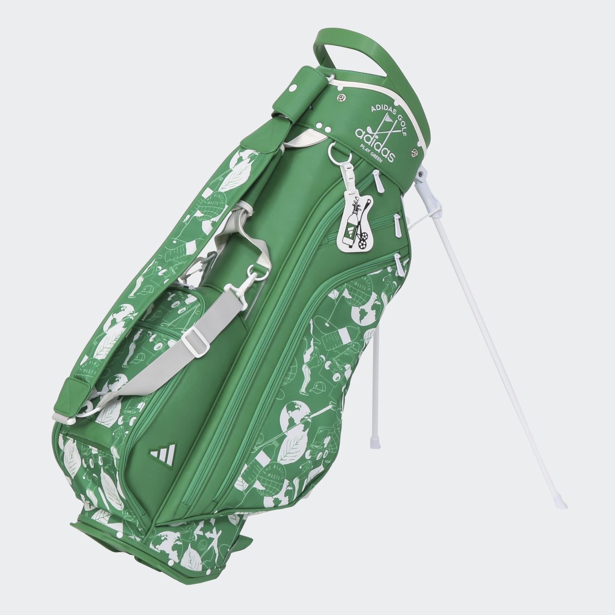 Adidas Bolsa de Golf Tripode Play Green. 11