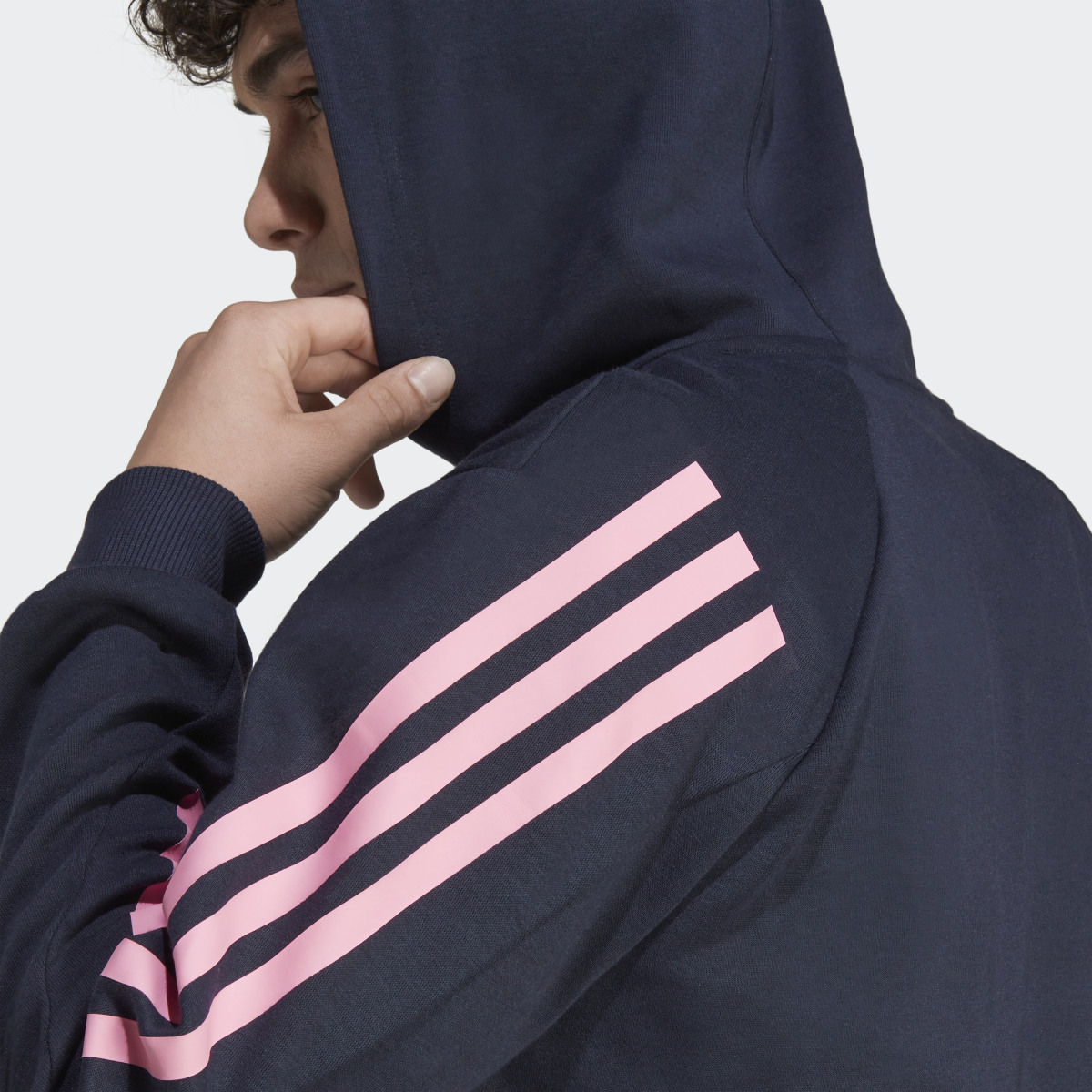 Adidas Future Icons 3-Streifen Hoodie. 7